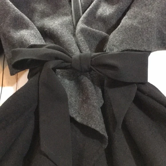 BCBGMAXAZRIA Asymetric Belted Coat NWOT. Oversized fit